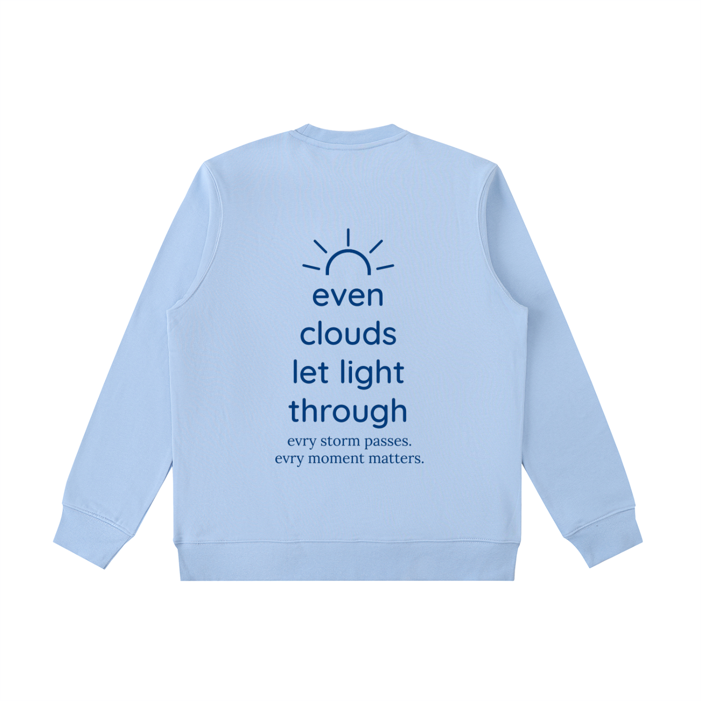 clouds heavyweight crewneck